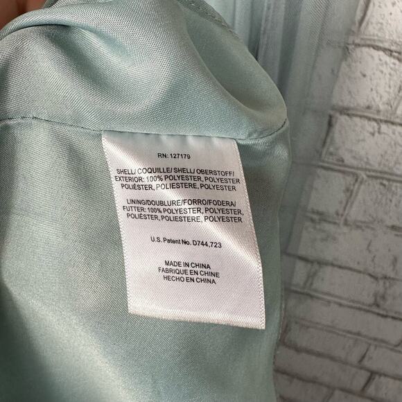 JENNY YOO Blue Dress Annabelle Bridesmaid Maxi Tulle Convertible Blue Green 2 - Picture 11 of 15